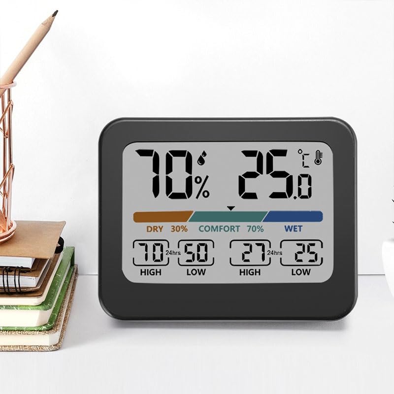 ABS Multifunctional Electronic Thermometer Color Large Screen Household