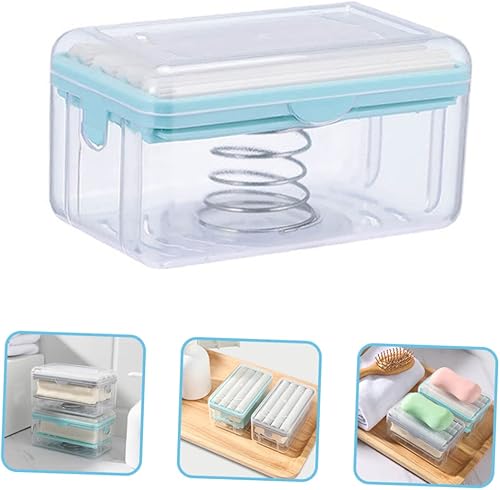 Miniatura 6 de Cabilock Caja de jabón Caja de jabón de camping Dispensador de jabón de espuma Dispensador de jabón de viaje Plato de jabón Plato de viaje