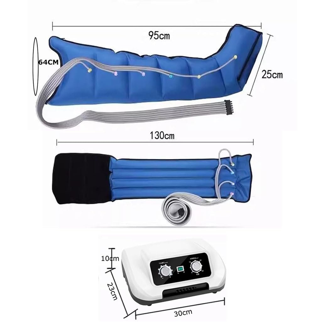 Macchina per Pressoterapia a Casa︱ Body Pressoterapia Gambe E Pancia L︱Pressoterapia Linfodrenaggio Total︱ 6 Camere d'Aria Linfodrenaggio Braccia Macchinario