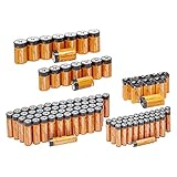 Amazon Basics Alkaline-Batterie Super-Vorteilspackung, 48 AA und 36 AAA und 8 C und 8 D und 8 9V, 108 Stück
