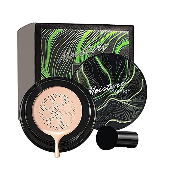 Air-Cushion-CC-Cream-Mushroom-Head-Foundation-Moisturizing-BB-Cream-Concealer-Makeup-Base-Long-Lasting-with-Mushroom-Makeup-Sponge Air Cushion CC Cream, Mushroom Head Foundation, Moisturizing BB Cream Concealer Makeup Base Long Lasting with Mushroom Makeup Sponge (CC Cream Natural)