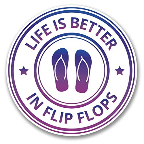 Flip Flops Round Metal 0.75" Lapel Pin Hat Shirt Pin Tie Tack Pinback2