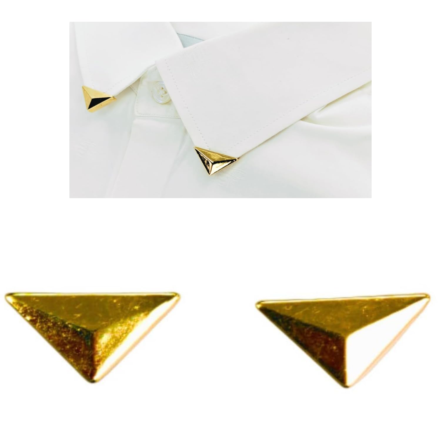 Ani Accessories Metal Collar Corner Tip Pyramid Design Lapel Pin Badge Button for Men And Women Collar Clip Pin Brooch Shirt Accessories (Pack Of 4) (2 Pair) (B0CP428PGZ) Amazon Price History, Amazon Price Tracker