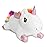 SQEQE Weighted Unicorn Plush, Weighted Unicorn Stuffed Animal, Cute Plushies Soft Pillow Toy Gift for Kids Adults 9.8 Inch, 0.8 Lbs