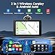 Alpinetech Android Auto Display & Carplay Display, 7 Zoll Car Play Android mit Rückfahrkamera IPS Touch Screen Bluetooth AUX FM Mirror Link Siri, Buddy Display für All Vehicles