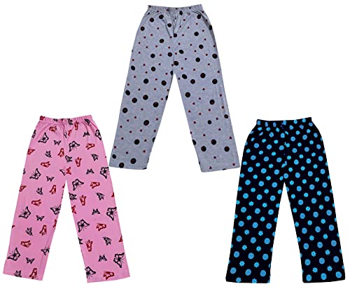 Image of KAYU Kid's Boy's and Girl's Printed Cotton Regular Fit /Track Pant |Pyjama [Pack of 3]