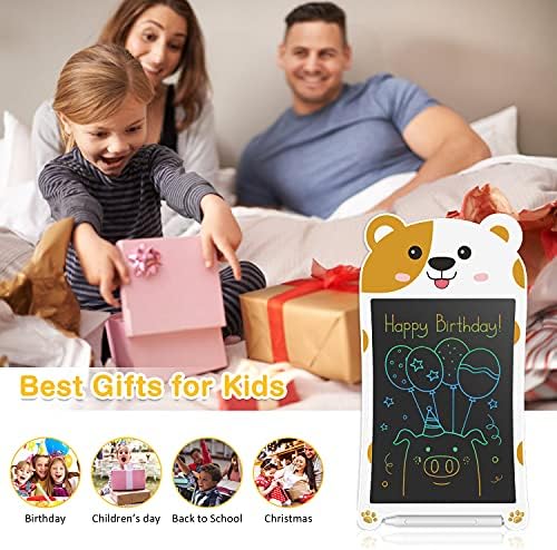 GUYUCOM LCD Writing Tablet, 8.5Inch Kids Drawing Pad and Doodle Board for Kids with Colorful and Brighter line, Great Educational Toys Gifts for 3 4 5 6 7 Year Old Boys Girls