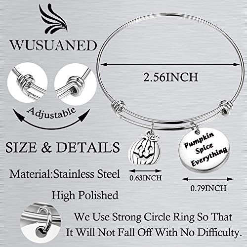 WUSUANED Autumn Bracelet Pumpkin Spice Everything Fall Jewelry Hostess Wife Gift3
