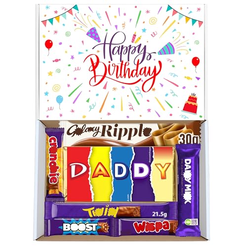 DADDY Chocolate Hamper Sweet Box Chocolate Hamper Gift For Him Happy Birthday Gift for Daddy Letter Box Friendly