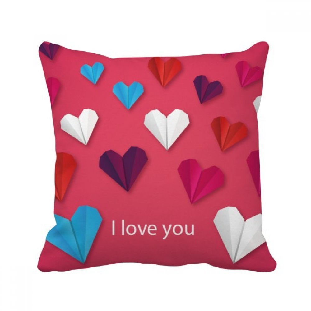 Coussin géométrique pigeon origami multicolore de qualité supérieure 40x40cm
