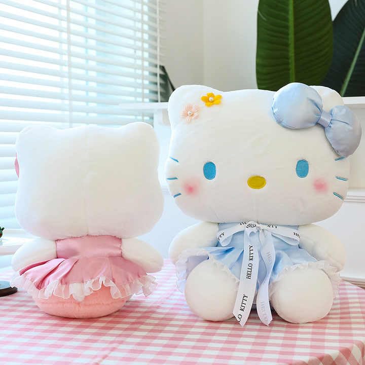 Image of Tinytotem Ultra-Cute Multicolor Kitty Super Soft Plush Toy - 35cm Adorable Cat Design with Fluffy Fur, Huggable Comfort, and Vibrant Colors for Kids, Collectors, and Gifting (Pack of 1)