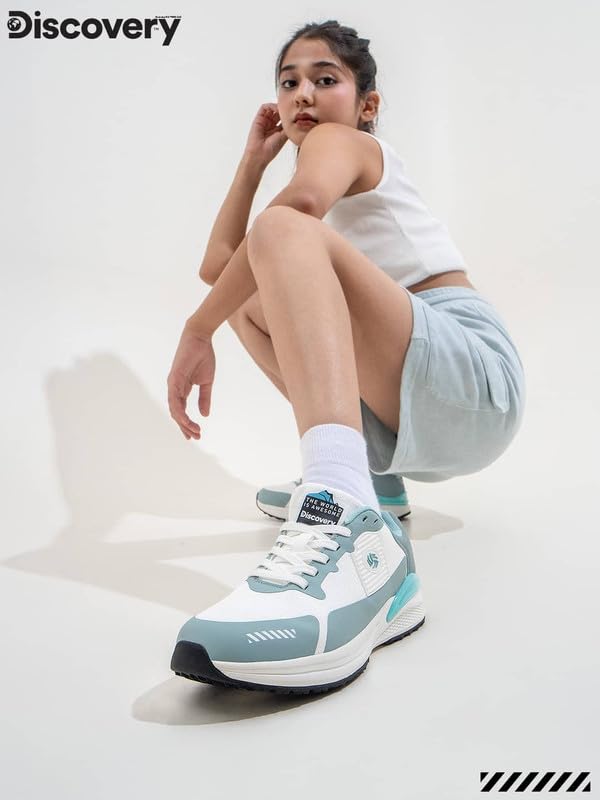 Image of Bacca Bucci Discovery Globe Sneakers for Women Lightweight Running Shoes with 95-Density Rebound Insock, Rubber Outsole & Stylish Design