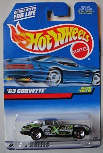 Amazon.com: Hot Wheels Silver '63 Corvette Collector # 1079