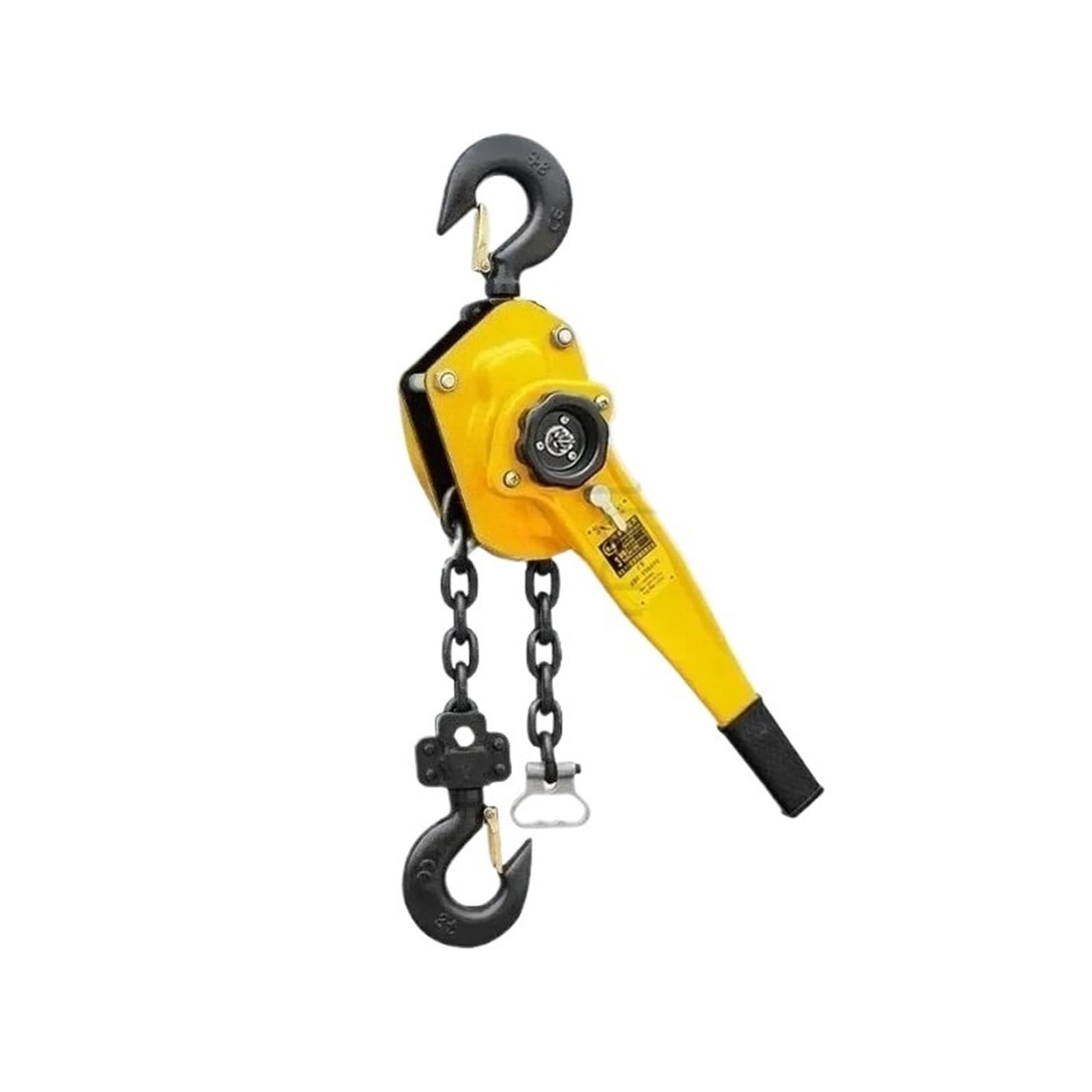 Heber-Kran Manueller Manganstahl-Hakendraht, manueller Zughebewerkzeughebel, kleine Handkette, Zughebekran, 3 m, 0,75/1 t(0.75T 3m chain)