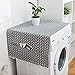 Produktbild 2 x rutschfeste Abdeckung für Waschmaschine und Trockner, Kühlschrank-Staubschutz, Waschmaschinen-Abdeckung, Frontlader, mit 6 Aufbewahrungstaschen.