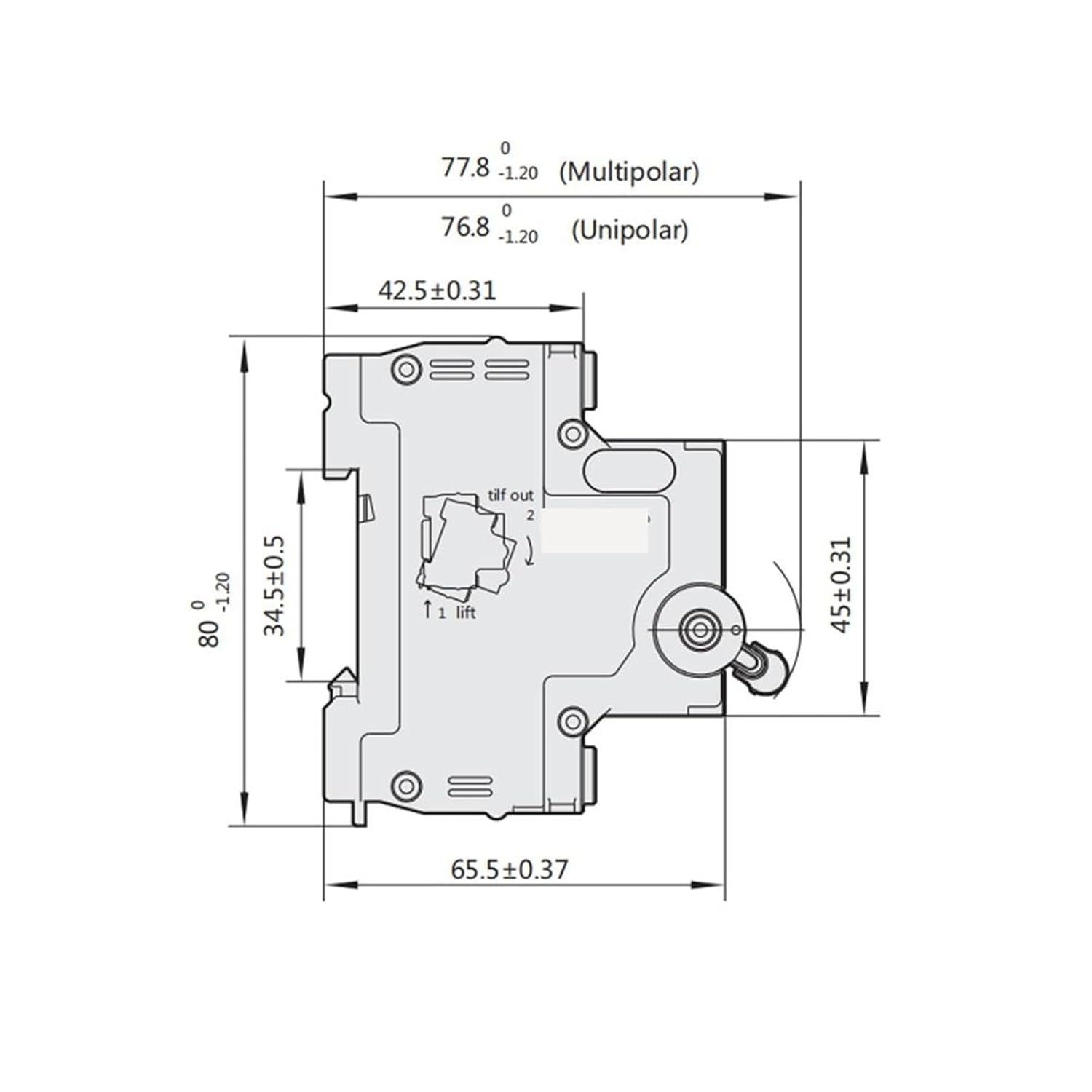 NXB-63 1P AC 230/400V Miniature Circuit Breaker C 6 10 16 20 25 32 40 63A DZ47 1Pcs(6A)