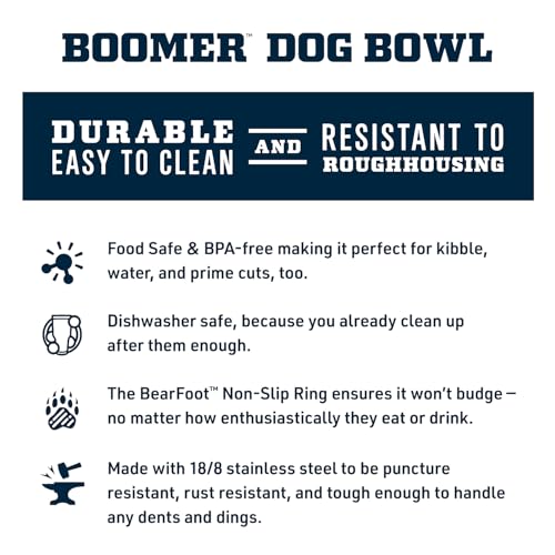 YETI Boomer 8, Stainless Steel, Non-Slip Dog Bowl, Holds 64 Ounces, Tropical Pink - image 2