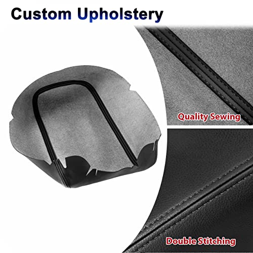 Kbh Auto Center Console Armrest Cover For Dodge Charger & Chrysler 300 2011-2020 Vinyl Leather Console Replacement Trim Black #TOP1