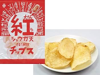 Amazon.co.jp: 大阪紅ショウガ天 ポテトチップス 100g 大阪土産