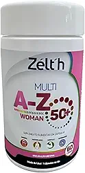 Suplemento Mulher 50+ Zelth Multi A-Z 60 Cápsulas