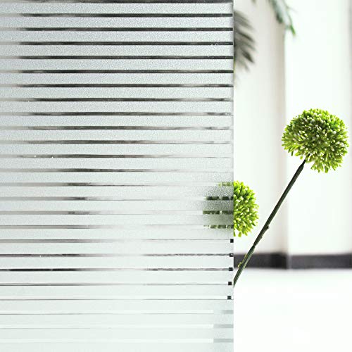 Tamia-Home estática Ventana Pantalla Universal 60/90cmx100/150/200/250 cm de privacidad Protección UV 99% Reduce Calor protección frío Autoadhesivo, plástico, S018-3 Lineal Weiss, 90 x 200 cm