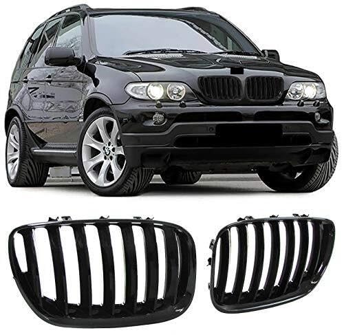 Calandre de capot noire pour BMW X5 E53 améliorant la ventilation moteur