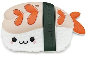 Loulou Lollipop EBI Sushi Sushi Silicone Teether for Teething Baby Boy and Girl Sushi Toy