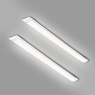 2 Pack 3FT LED Batten Light 4000K Daylight