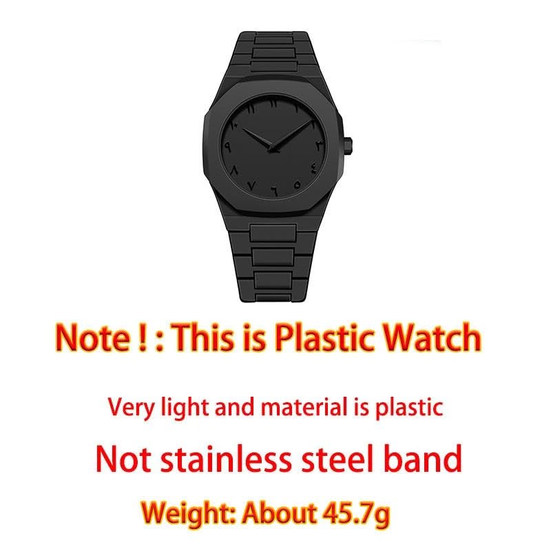 Image of CERO Men's Black Analog Watch | Lightweight Silicone Strap | Arabic Numerals & Minimalist Dial | Casual & Stylish Wrist Watch
