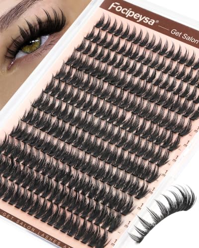 Manga Lash Clusters with Spikes Fairy Eyelash Clusters Spiky Anime Cluster Eyelash Extensions 12-18mm with Soft Thin Band Individual Lashes Resuable for Baddie Look Makeup by Focipeysa