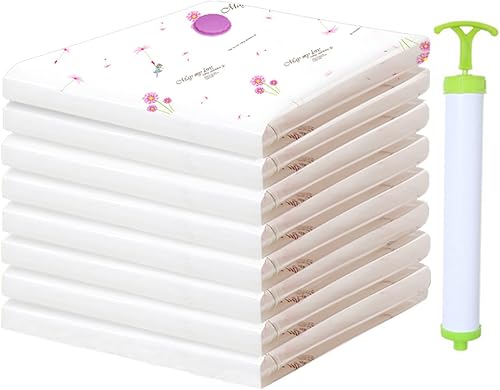 Bolsas de almacenamiento al vacío, bolsas de compresión para edredones, almohadas, ropa, ropa de cama, mantas, almacenamiento de organización,