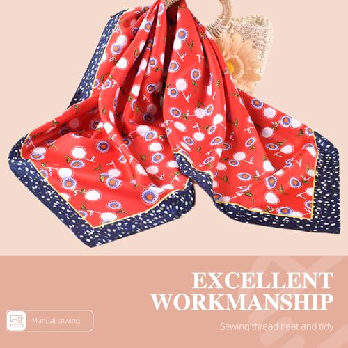 27.5x27.5 Inch Head Scarf for Women Hair Scarf Like Silk Satin Scarf for Bandana Square Scarf for Sleeping3