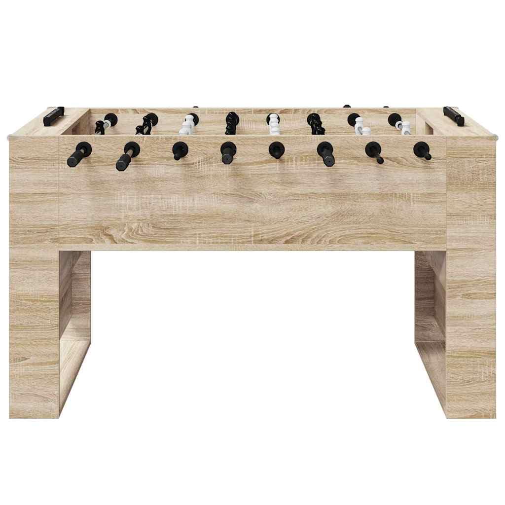 Genérico Mesa de Fútbol 2 pcs Roble Sonoma 146,5 x 74 x 85 cm,Deportes,Juegos de Interior,Futbolín,Mesas de futbolín-3378201