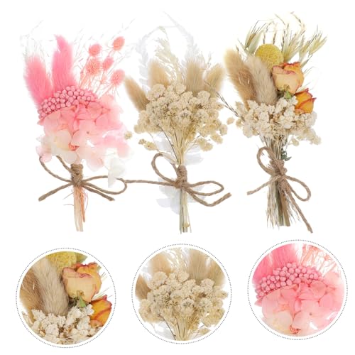Zerodeko 6pcs mini ramos de flores secas decorativas miniatura 4