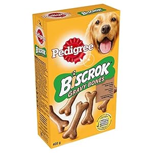 Pedigree Biscrok Gravy Bones Dog Biscuit Treats 400 g