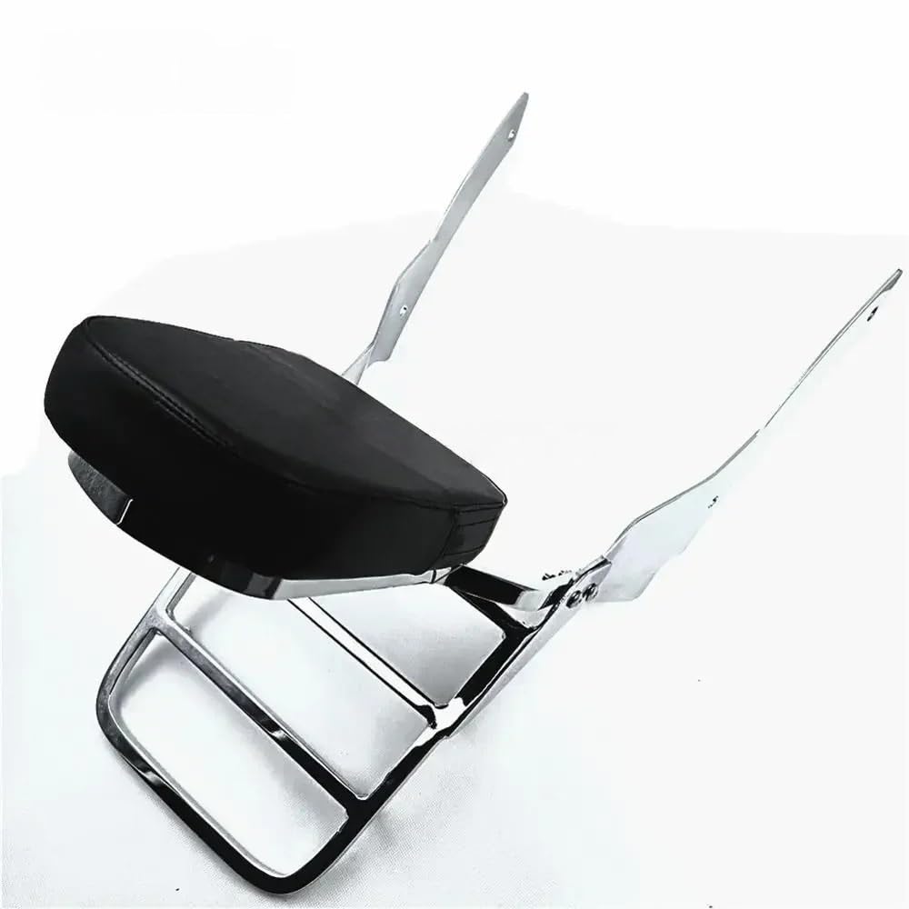 drążek Sissy z bagażnikiem Pasuje do Yamaha Dragstar v-star 400 650 XVS650 400 DS650 400 1996-2014 oparcie motocyklowe półka na bagaże Sissy Bar półka(18.5cm)