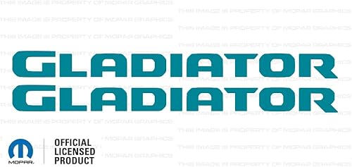 Miniatura 3 de Decal Mods Calcomanía gráfica para capó de gladiadoradhesivo para Jeep WranglerGladiator JLJT (2019-2022) Rojo CR (juego de 2)  SJ4T8