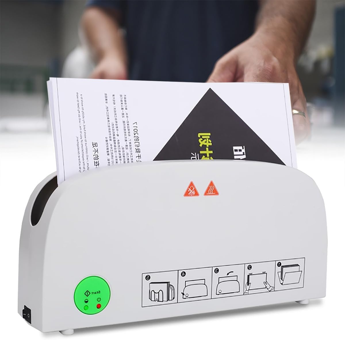 Legendtech Binding Machine, 250W Thermal Binding Machine, 33Mm Max Binding Thickness, A4 Book Ridge Binding Kit 1 Min Fast Binding, For Photo Album, Documents And Reports