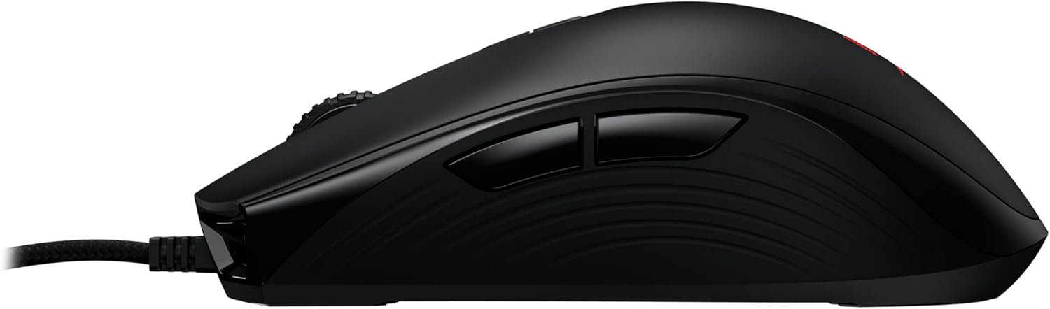 HyperX Pulsefire Core - RGB Gaming Mouse, Software Controlled RGB Light Effects & Macro Customization, Pixart 3327 Sensor up to 6,200DPI, 7 Programmable Buttons, Mouse Weight 87g,Black