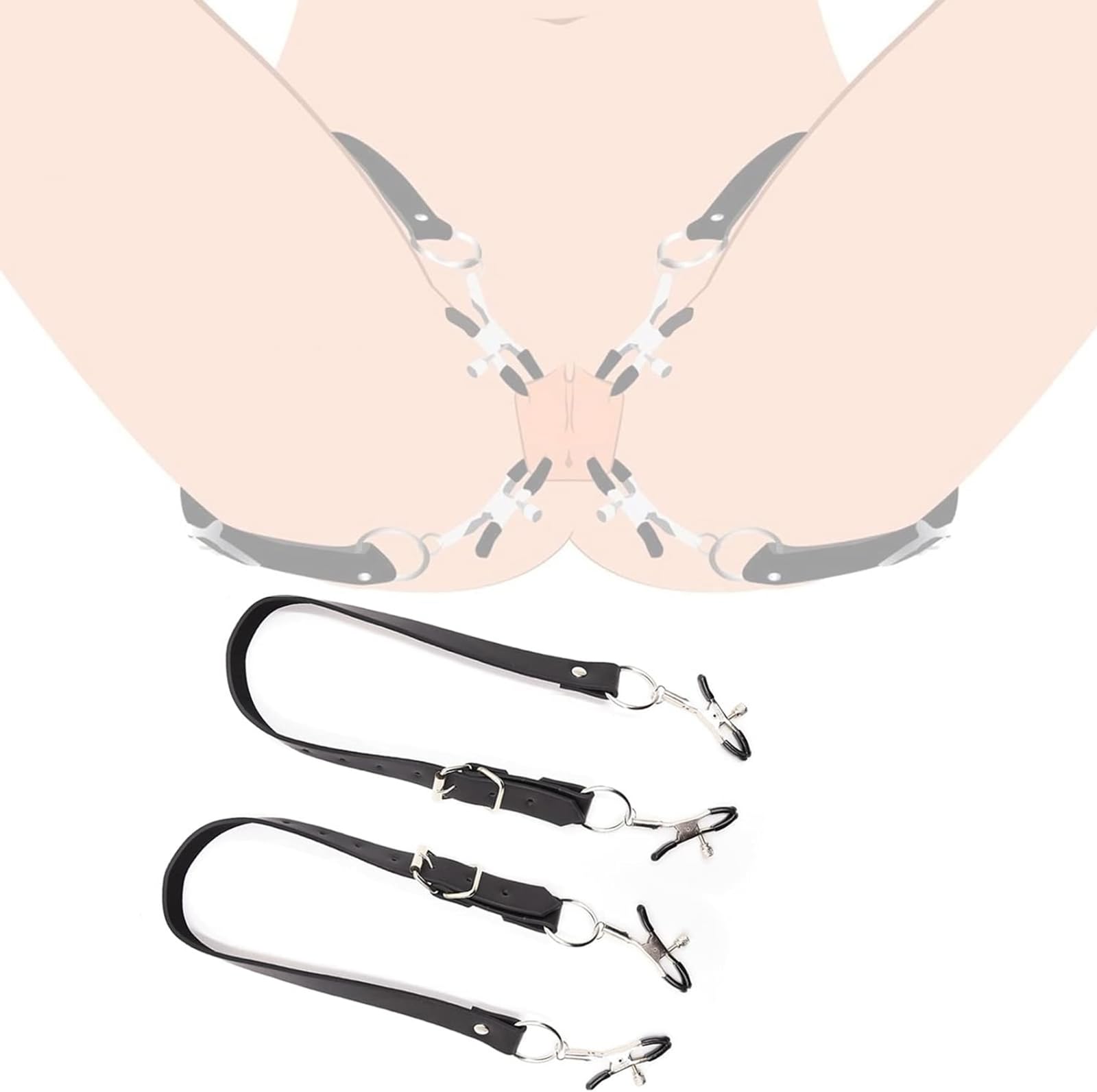 Morsetto in metallo non perforante per Sḗx Play per le donne