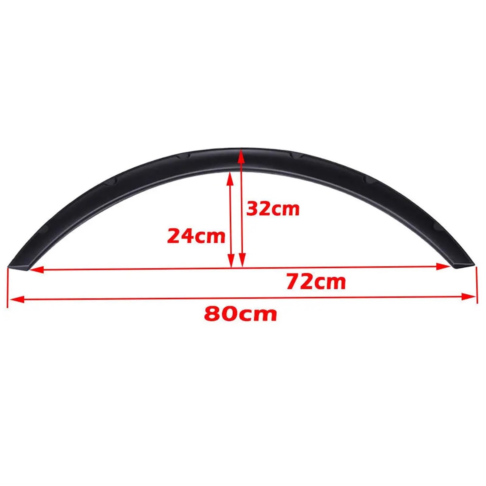 zestaw błotników Pasuje do Honda Civic 4 szt. 3,5 "samochód SUV Off-road nadkole Protector nadkola błotnik brwi