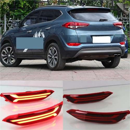 Luz reflectora LED multifunción para parachoques de Hyundai Tucson con doble señal 2