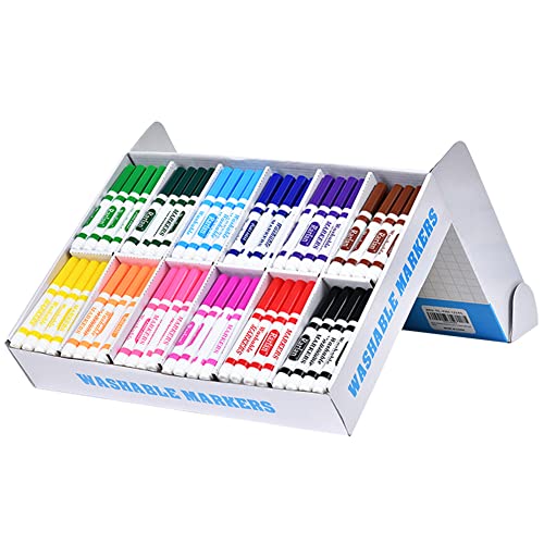 Rarlan Washable Markers Bulk, Markers For Kids, Bulk Pack, 12 Colors, 240 Count #TOP1