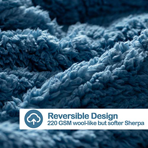 Uttermara Sherpa Fleece Weighted Blanket 15 Lbs For Adult