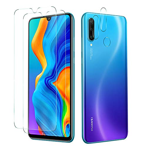 KuGi. para Huawei P30 Lite Protector de Pantalla, Cristal Templado [9H Dureza] [Alta Definicion] Protector de Pantalla Diseñado para Huawei P30 Lite (Paquete de 2)