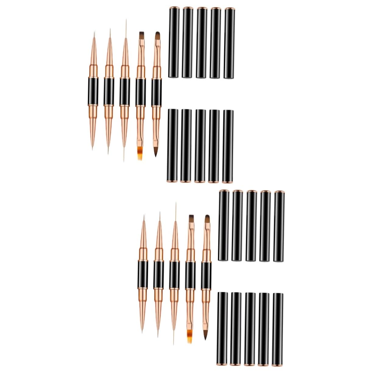 Set Di 10 Penne Per Unghie, Pennelli Per Nail Art, Pennelli Per Nail Design, Pennelli Per Liner, Strumenti Per Manicure, Kit Per Manicure.
