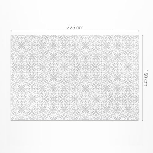 Tapis de sol vinyle anti-décoloration imperméable pour rénover sol balcon et terrasse