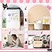 Saypacck 9 Pads Black Cat Sticky Notes 3x3 Inch Cute Self Stick Notepads Notes Adhesive Memo Pad Office Decor Gifts for Students School Teacher Meeting Office Supplies
