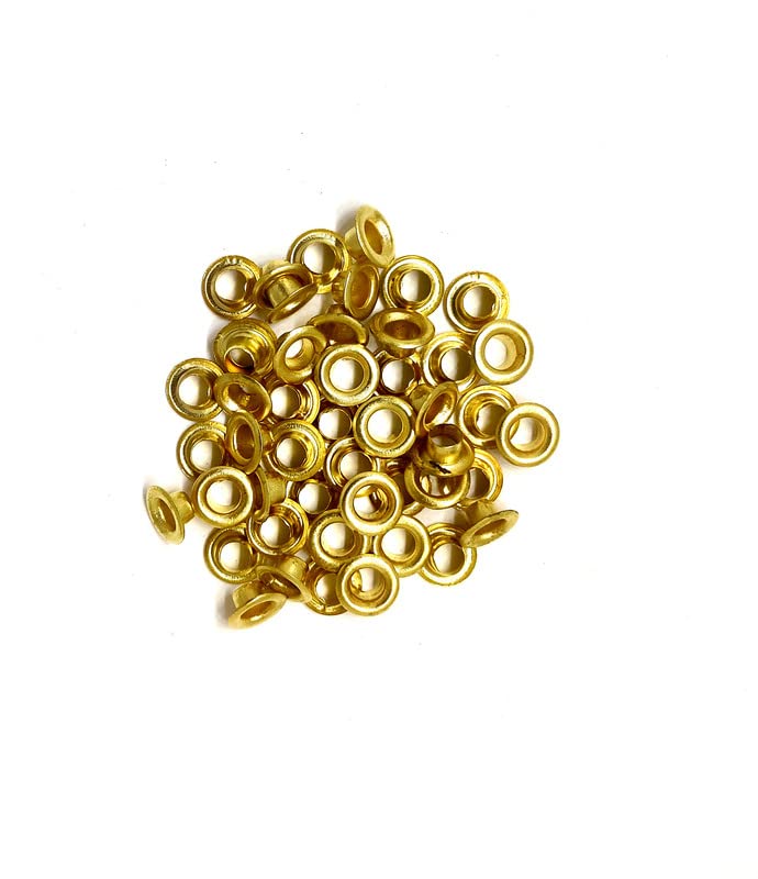 Nimida Metal Eyelet/Grommet | Colour : Golden | for DIY, documents, Drawstring Bags etc | Outer Dia 9 MM Inner Dia 4 Mm | 250 nos.-picture-18