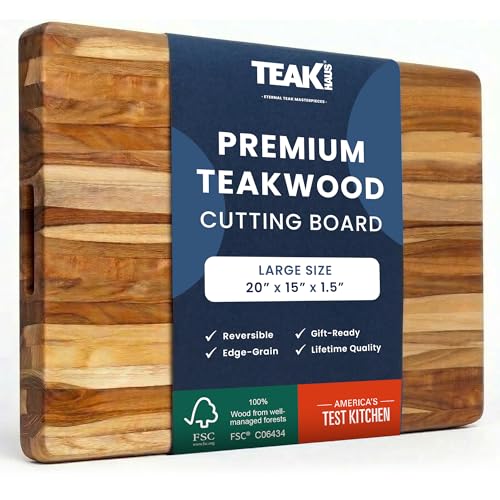 Teakhaus by Proteak Edge Grain Carving Board